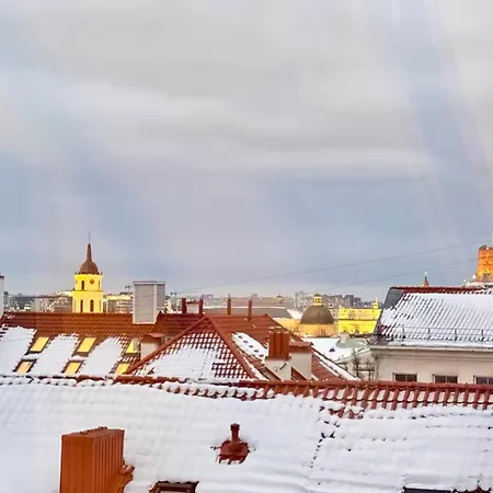 Appartamento Beams & Bells Attic Old Town Self Check-in Vilnius