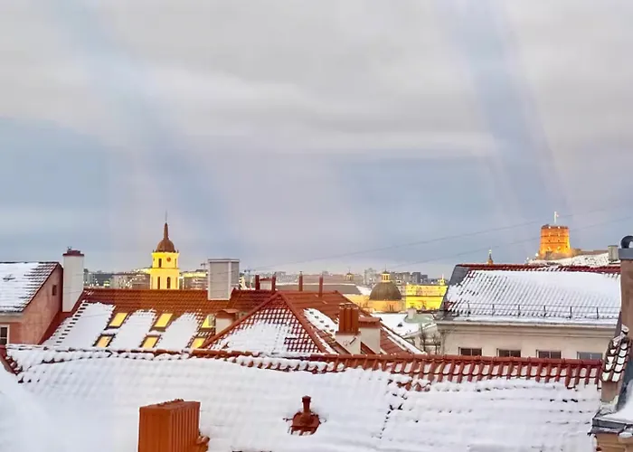 Appartement Beams & Bells Attic Old Town Self Check-in Vilnius